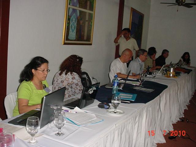 Asistentes en plena actividad en Conferencia de ONG de America Latina
